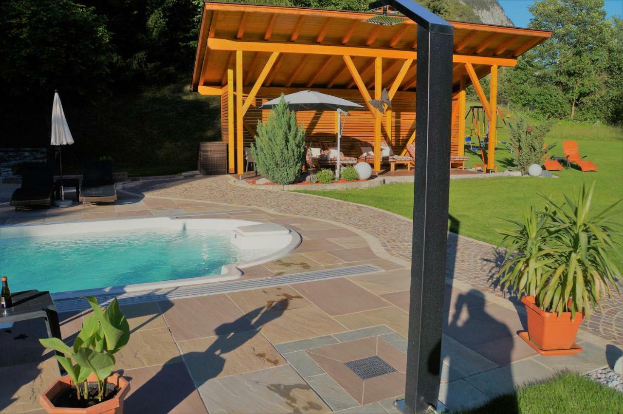Gaestehaus Almrausch, Ferienanlage Mit Pool Nassereith Ngoại thất bức ảnh